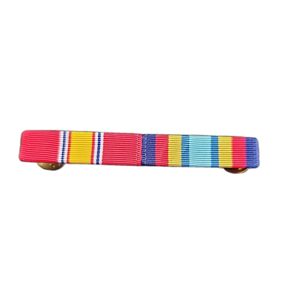 Vanguard US Military Mounted Medal Ribbon Bar Two Piece USN USMC USAF Army